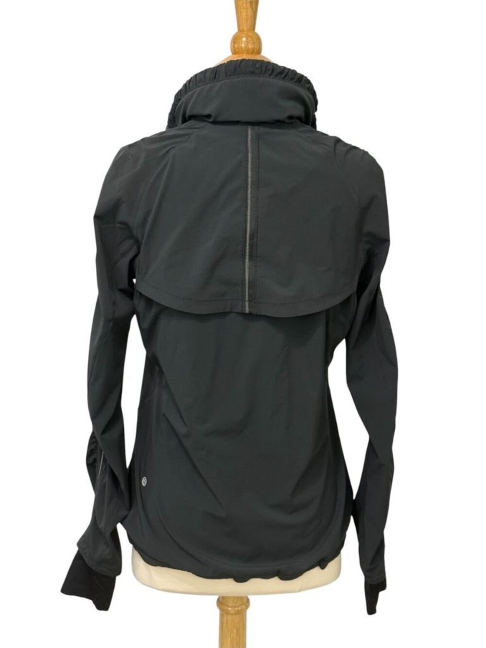 Lululemon Women’s Gather Me Slightly Black Zip Up Jacket Swift Ultra Hood Size 6 - Picture 7 of 14